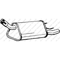 Silencieux arrière BOSAL - 185-431