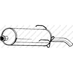 Silencieux arrière BOSAL - 190-807