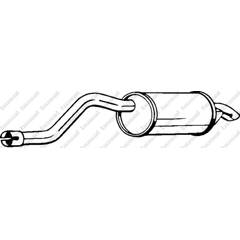 Silencieux arrière BOSAL - 200-081