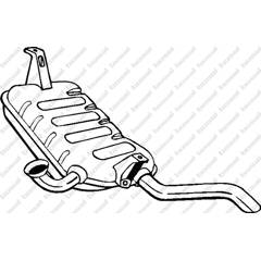 Silencieux arrière BOSAL - 200-809