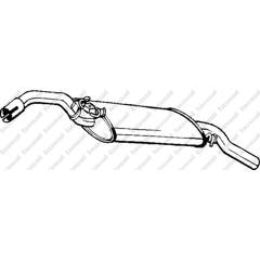 Silencieux arrière BOSAL - 233-563