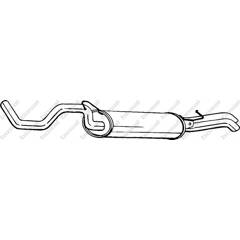 Silencieux arrière BOSAL - 281-227