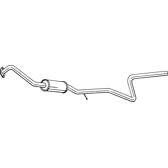 Silencieux Arrière Ford Fiesta 1.6 D 90cv 2004-2008 - Neuf BFC Garantie 2 Ans