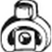 Silent bloc d'échappement BOSAL - 255-394