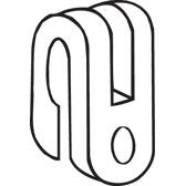 Suporte, sistema de escape BOSAL - 255-014