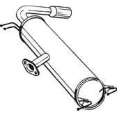 Tłumik końcowy BOSAL - 228-467