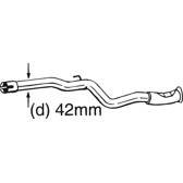 Tube de réparation (catalyseur) BOSAL - 889-159