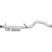 Tube de réparation (catalyseur) BOSAL - 889-183