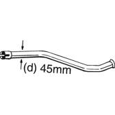 Tubo de reparação, catalisador BOSAL - 889-150