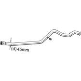 Tubo de reparação, catalisador BOSAL - 889-497