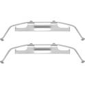 Accessory Kit, disc brake pad BOSCH - 1 987 474 410