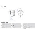 Alternador (Remanufaturado) BOSCH - 0 986 034 230