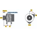 Alternador (Remanufaturado) BOSCH - 0 986 036 701
