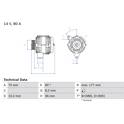 Alternador (Remanufaturado) BOSCH - 0 986 038 771