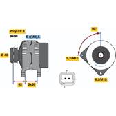 Alternador (Remanufaturado) BOSCH - 0 986 045 241