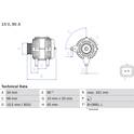 Alternador (Remanufacturado) BOSCH - 0 986 080 960