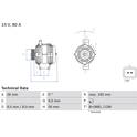 Alternador (Remanufacturado) BOSCH - 0 986 082 880