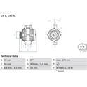 Alternateur (Remanufacturé) BOSCH - 0 986 046 180