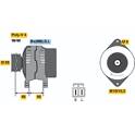 Alternator (Remanufactured) BOSCH - 0 986 040 491