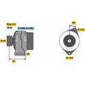 Alternator (Remanufactured) BOSCH - 0 986 044 621