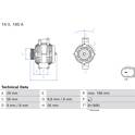 Alternator BOSCH - 0 986 086 080