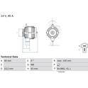 Alternatore (Rigenerato) BOSCH - 0 986 037 271