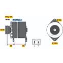 Alternatore (Rigenerato) BOSCH - 0 986 037 291