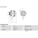 Alternatore (Rigenerato) BOSCH - 0 986 041 120