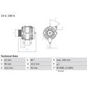 Alternatore (Rigenerato) BOSCH - 0 986 042 750