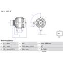 Alternatore BOSCH - 0 986 084 640