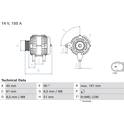 Alternatore (Rigenerato) BOSCH - 0 986 085 020