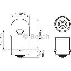 Ampoule R10W Pure Light BOSCH - 1 987 302 604