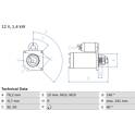 Starter (Wiederaufbereitet) BOSCH - 0 986 016 660