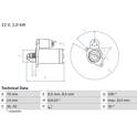 Starter (Wiederaufbereitet) BOSCH - 0 986 018 570