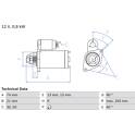 Starter (Wiederaufbereitet) BOSCH - 0 986 018 840
