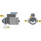Starter (Wiederaufbereitet) BOSCH - 0 986 019 980