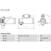 Starter (Wiederaufbereitet) BOSCH - 0 986 021 351
