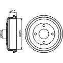 Brake drums (2-wheel set) BOSCH - 0 986 477 054