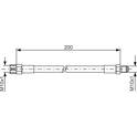Brake Hose BOSCH - 1 987 476 002