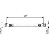Brake Hose BOSCH - 1 987 476 012