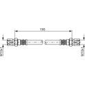 Brake Hose BOSCH - 1 987 476 030