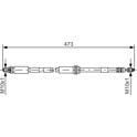 Brake Hose BOSCH - 1 987 476 066