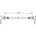 Brake Hose BOSCH - 1 987 476 118