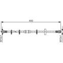 Brake Hose BOSCH - 1 987 476 413