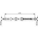 Brake Hose BOSCH - 1 987 481 A01