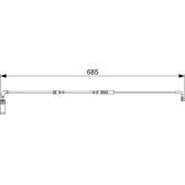 Brake pad wear sensor BOSCH - 1 987 473 003