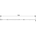 Brake pad wear sensor BOSCH - 1 987 473 017
