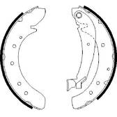 Brake Shoe Set BOSCH - 0 986 487 522