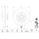 Bremsscheibe (pro Einheit) BOSCH - 0 986 479 271