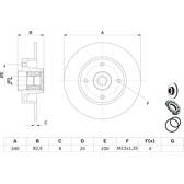 Bremsscheibe (pro Einheit) BOSCH - 0 986 479 278